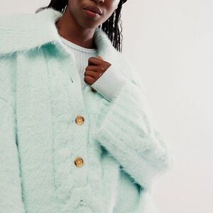 Lemon Tonic Sweater In Salt Air Color NWT Size M